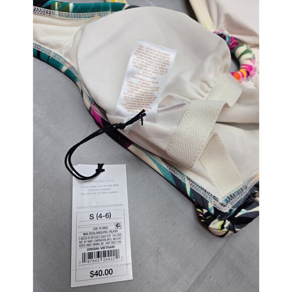 Shade & Shore Size: S (4-6) Tropical Print Swimsuit NWT - Picture 7 of 9